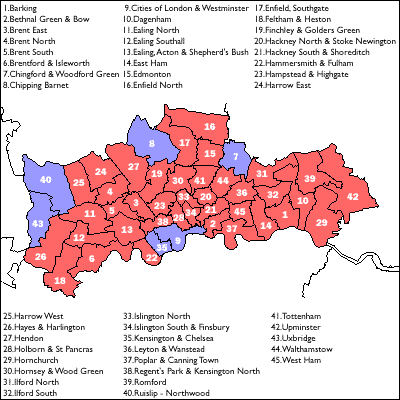 Click on a constituency or county