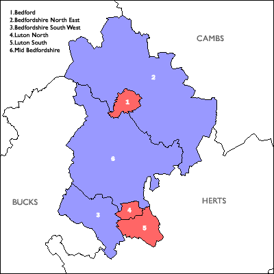 Click on a constituency or county