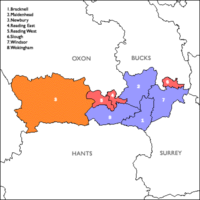 Click on a constituency or county