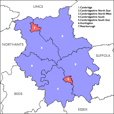 Click on a constituency or county