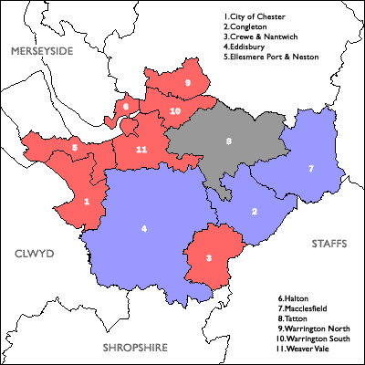 Click on a constituency or county