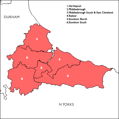 Click on a constituency or county