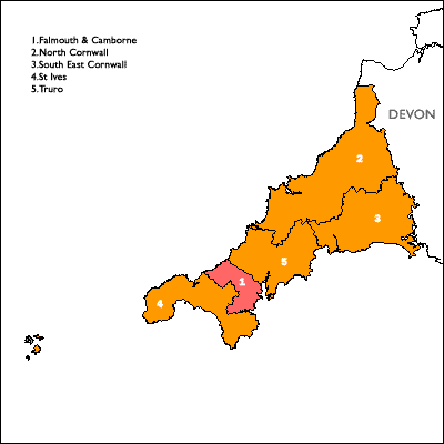 Click on a constituency or county