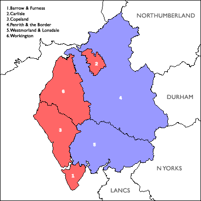 Click on a constituency or county