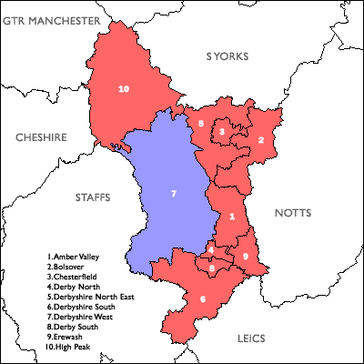 Click on a constituency or county