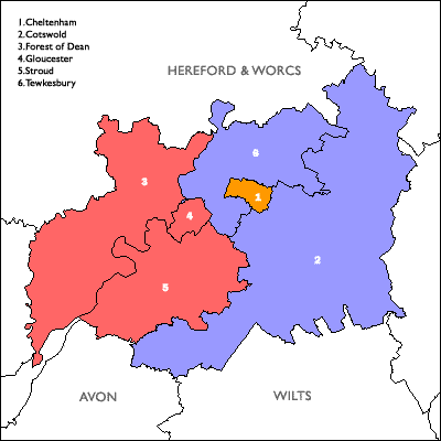 Click on a constituency or county