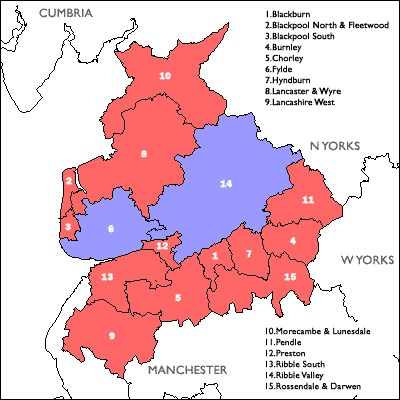 Click on a constituency or county