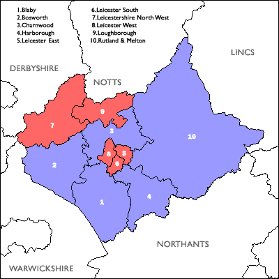 Click on a constituency or county