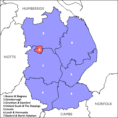 Click on a constituency or county