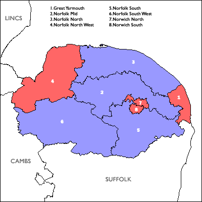 Click on a constituency or county