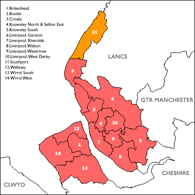 Click on a constituency or county