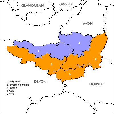 Click on a constituency or county