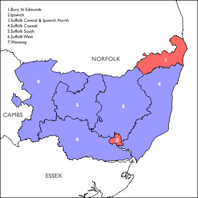 Click on a constituency or county