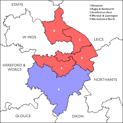 Click on a constituency or county