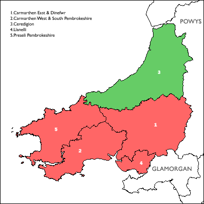 Click on a constituency or county
