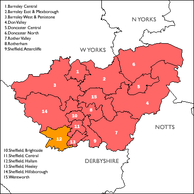 Click on a constituency or county