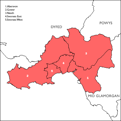 Click on a constituency or county