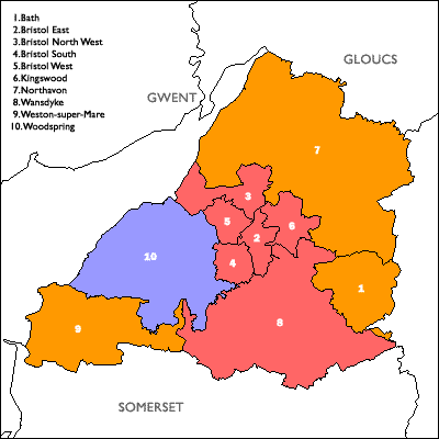 Click on a constituency or county