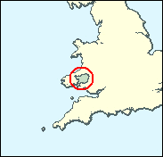 Carmarthen East & Dinefwr - National Map of the constituency