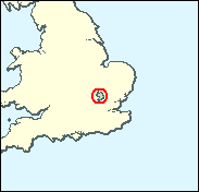Hertfordshire North East - National Map of the constituency
