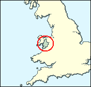 Meirionnydd Nant Conwy - National Map of the constituency