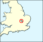 Bedfordshire North East - National Map of the constituency