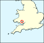 Merthyr Tydfil & Rhymney - National Map of the constituency