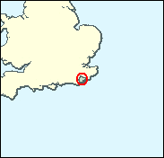 Bexhill & Battle - National Map of the constituency