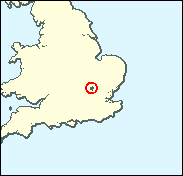 Stevenage - National Map of the constituency