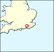 Sussex Mid - National Map of the constituency