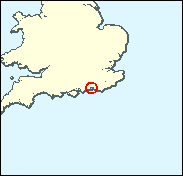 Worthing East & Shoreham - National Map of the constituency