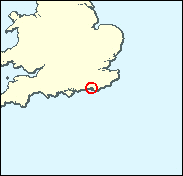 Brighton, Kemptown - National Map of the constituency