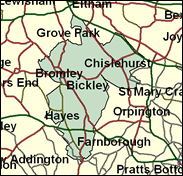 Bromley & Chislehurst - Local Map of the constituency