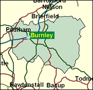 Burnley - Local Map of the constituency