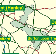 Burton - Local Map of the constituency