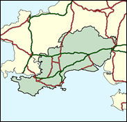 Carmarthen West & South Pembrokeshire - Local Map of the constituency