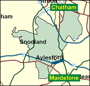 Chatham & Aylesford - Local Map of the constituency