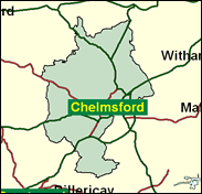Chelmsford West - Local Map of the constituency