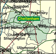 Cheltenham - Local Map of the constituency