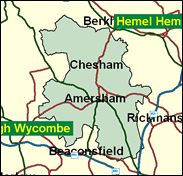 Chesham & Amersham - Local Map of the constituency