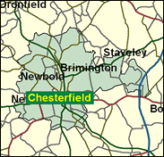 Chesterfield - Local Map of the constituency