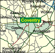 Coventry South - Local Map of the constituency