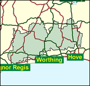 Arundel & South Downs - Local Map of the constituency