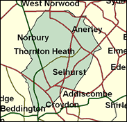 Croydon North - Local Map of the constituency