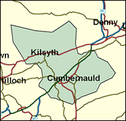 Cumbernauld & Kilsyth - Local Map of the constituency