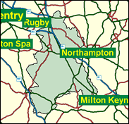 Daventry - Local Map of the constituency