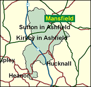 Ashfield - Local Map of the constituency