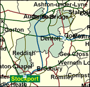 Denton & Reddish - Local Map of the constituency