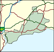 Devon East - Local Map of the constituency