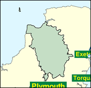 Devon West and Torridge - Local Map of the constituency